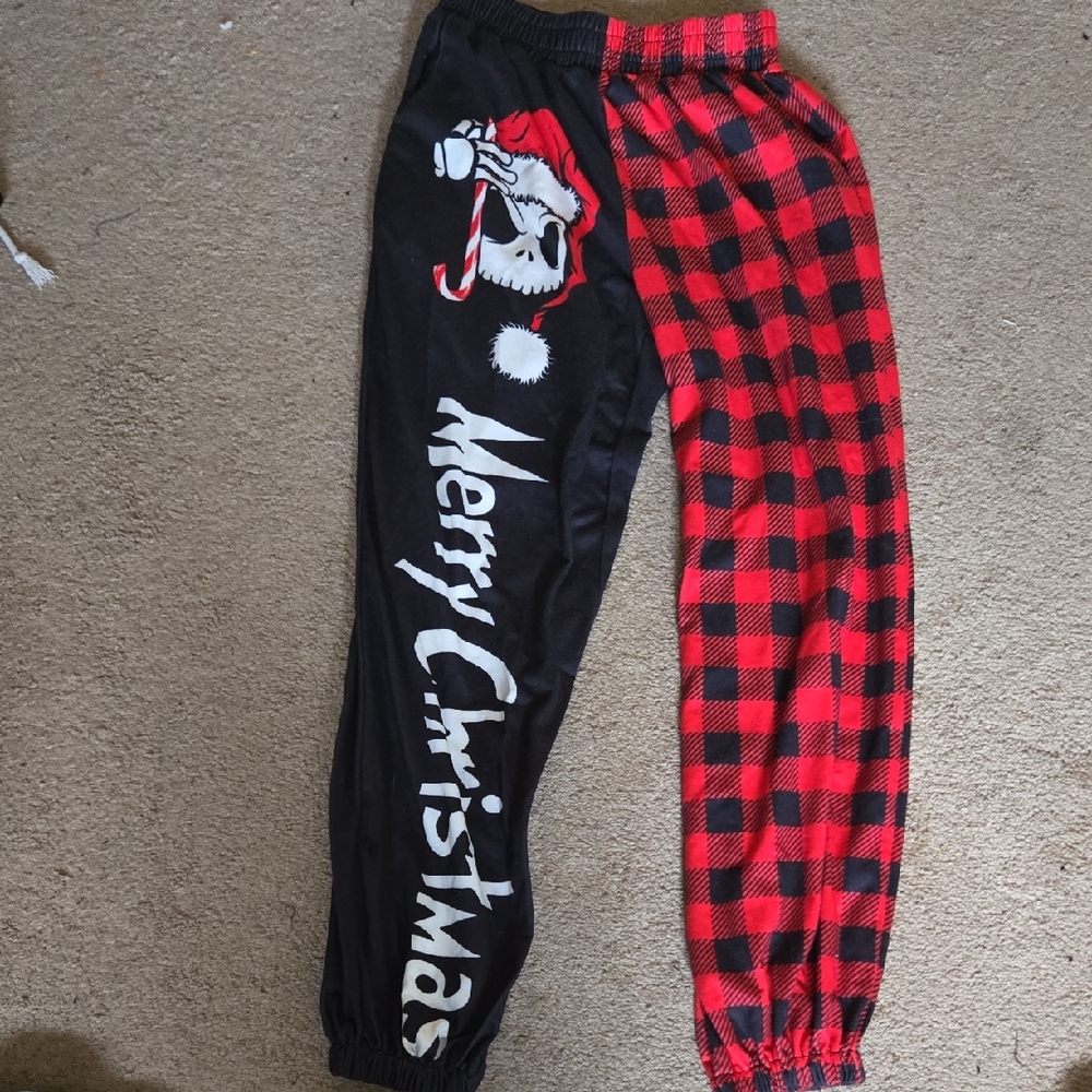 Red and Black Christmas Pajama Pants